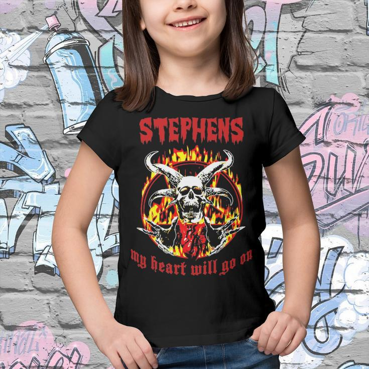 Stephens Name Gift Stephens Name Halloween Gift Youth T-shirt
