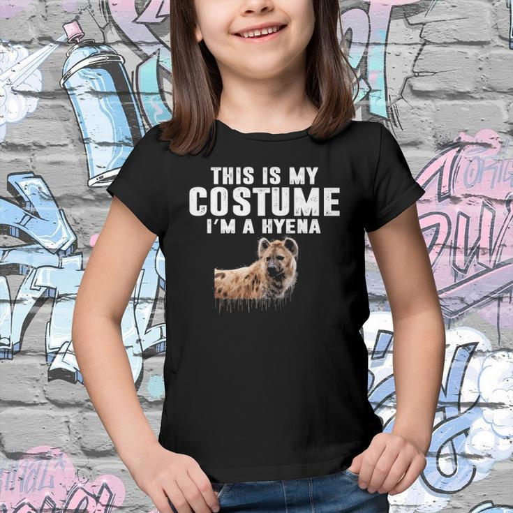 This Is My Hyena Costume Animal Graphic Funny Halloween Youth T-shirt