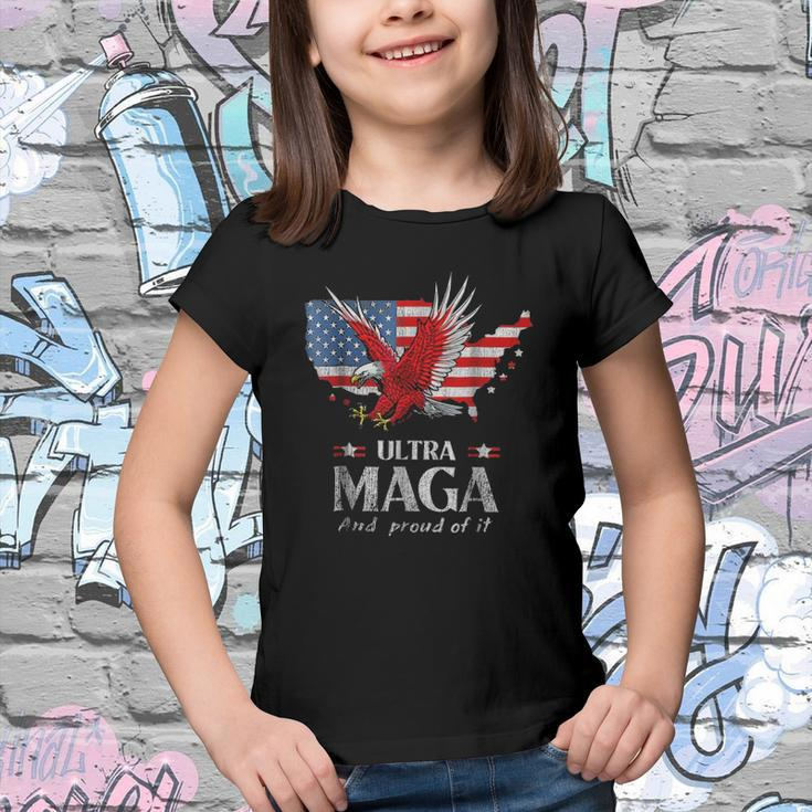 Ultra Maga And Proud Of It - The Great Maga King Trump Supporter Youth T-shirt