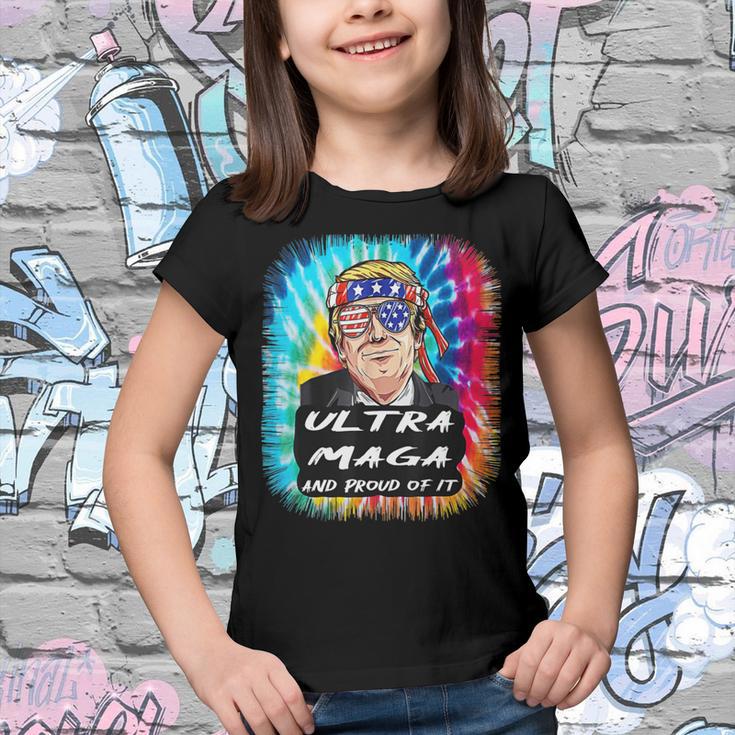 Ultra Maga Trump America Fun Tie Dye Youth T-shirt