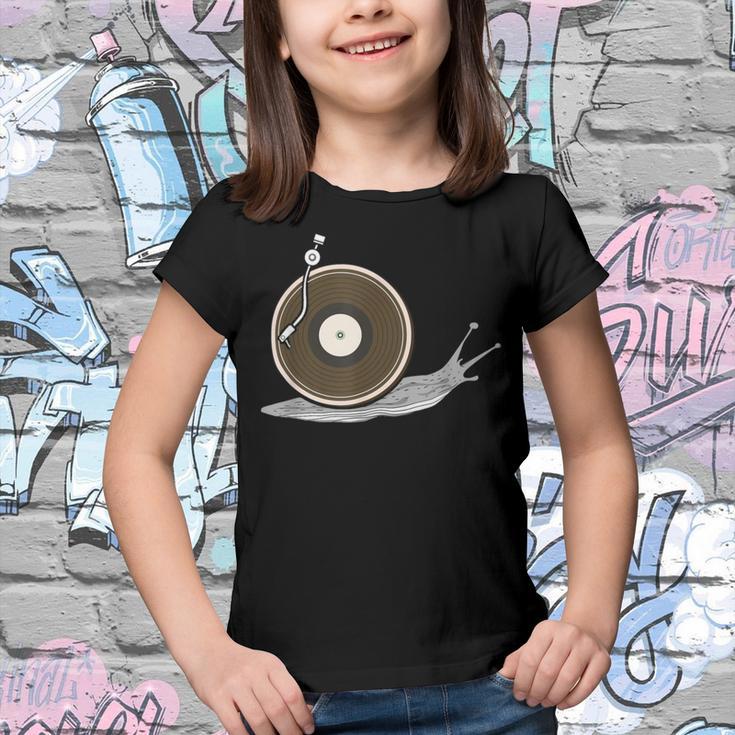 Vinyl Snail Vinyl Records Dj Vinyl Slug Lp Collector 155 Trending Shirt Youth T-shirt