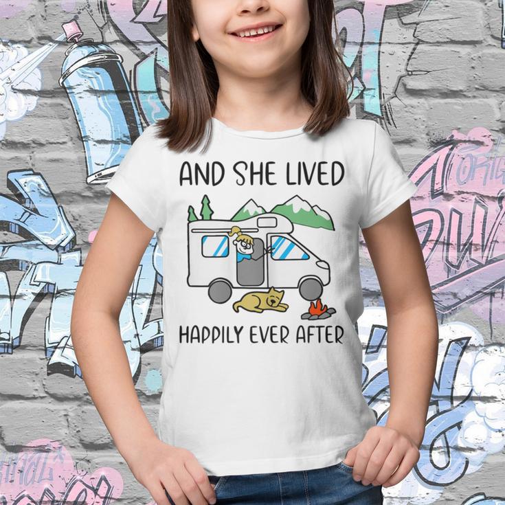 And She Lived Happily Ever After Youth T-shirt