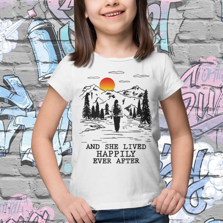 And She Lived Happily Ever After Youth T-shirt