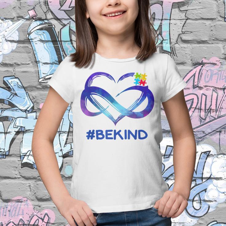 Be Kind Autism Awareness Heart Autism Awareness Month Youth T-shirt