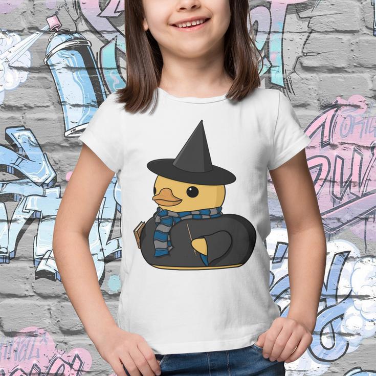 Blue Silver Ducky Wizard Youth T-shirt