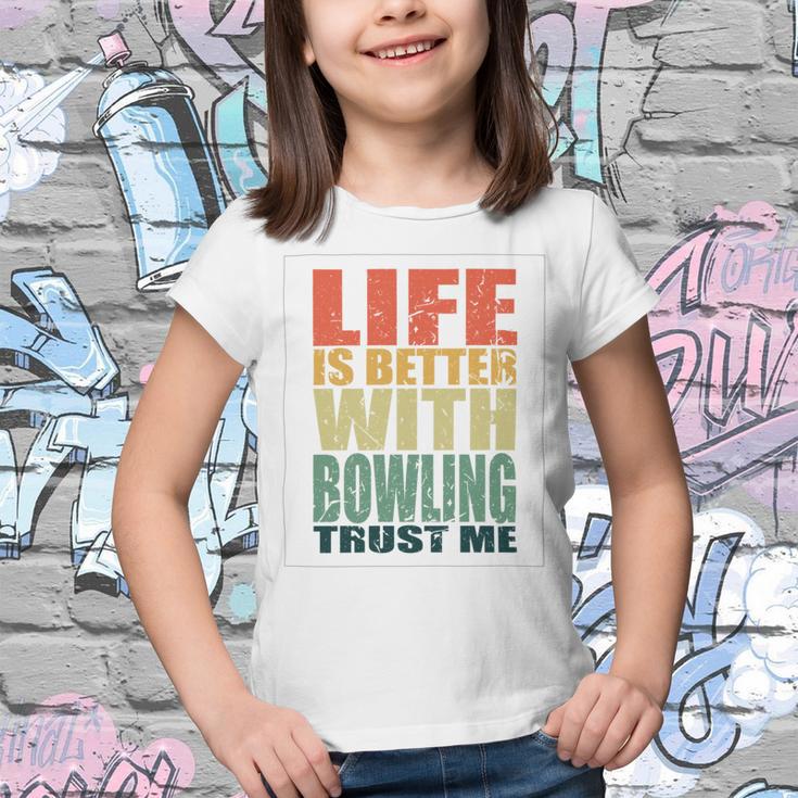 Bowling Saying Funny Youth T-shirt