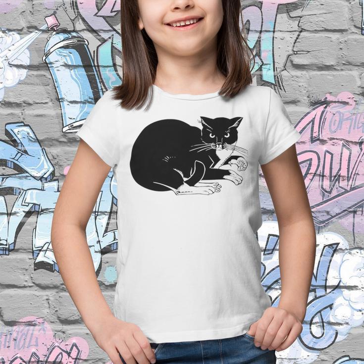 Cat Cut Cat Cat Lovers Black Cat Funny Cat Birthday Cat Gift Cat Danger Kitty V3 Youth T-shirt