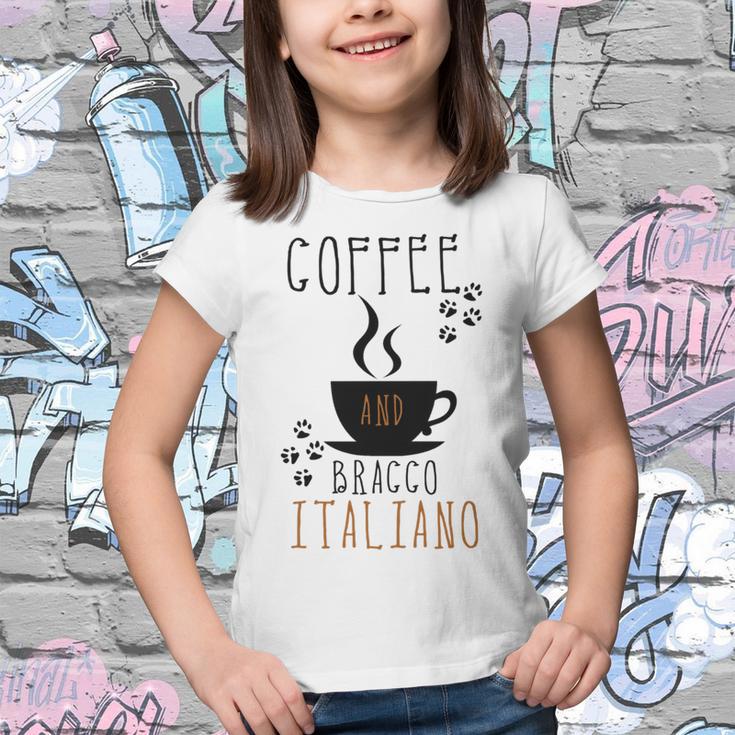 Coffee And Bracco Italiano Youth T-shirt