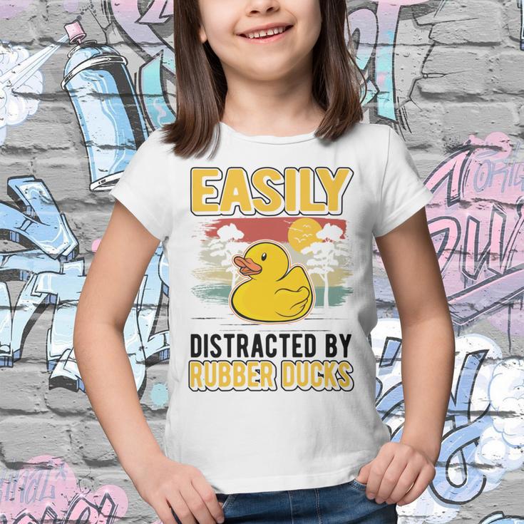 Easily Distracted By Rubber Ducks Duck V2 Youth T-shirt