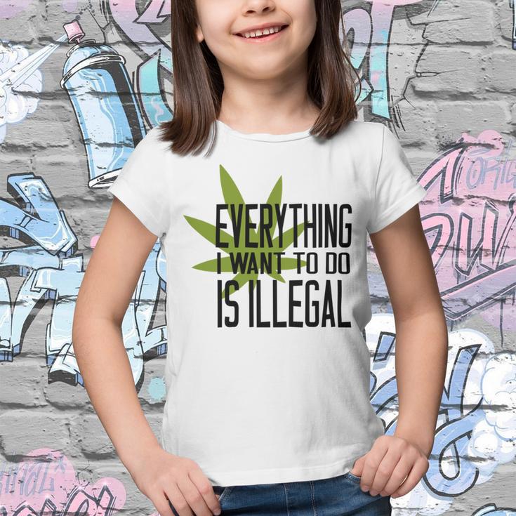 Everything I Want To Do Is Illegal V2 Youth T-shirt