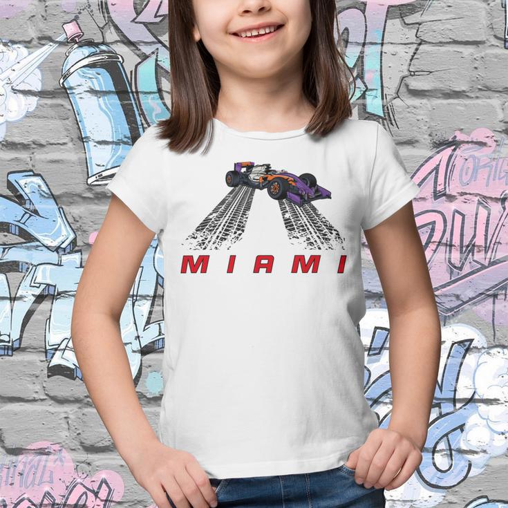 F 1 Miami Gp Aqua Youth T-shirt