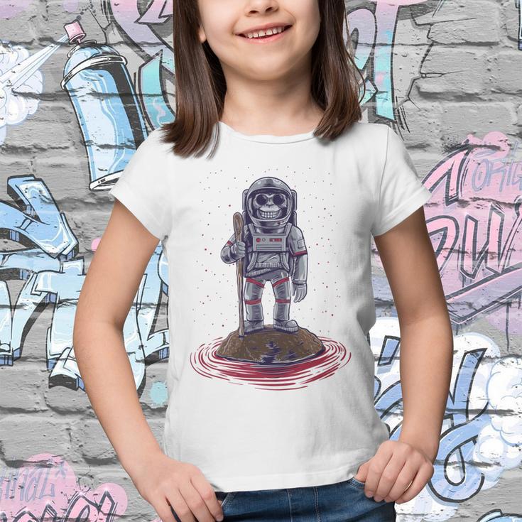 Funny Astronaut Monkey V3 Youth T-shirt