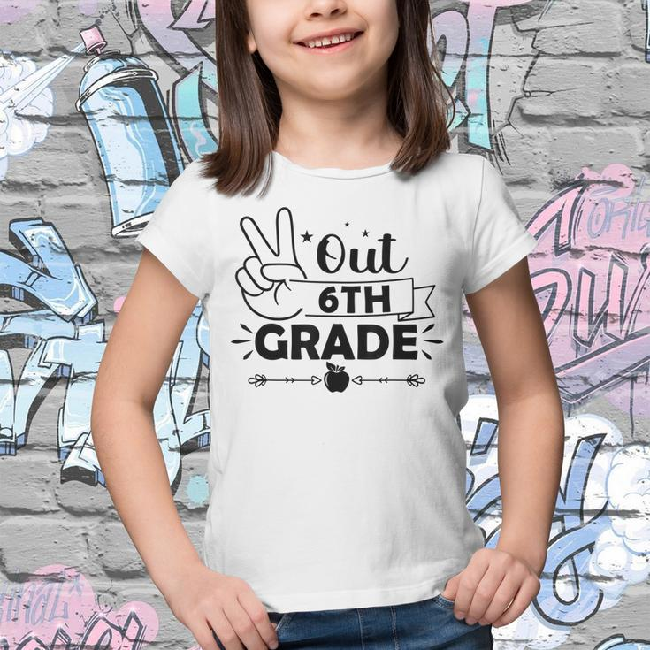 Graduation Peace Out 6Th Grade Funny End Of School Year Youth T-shirt