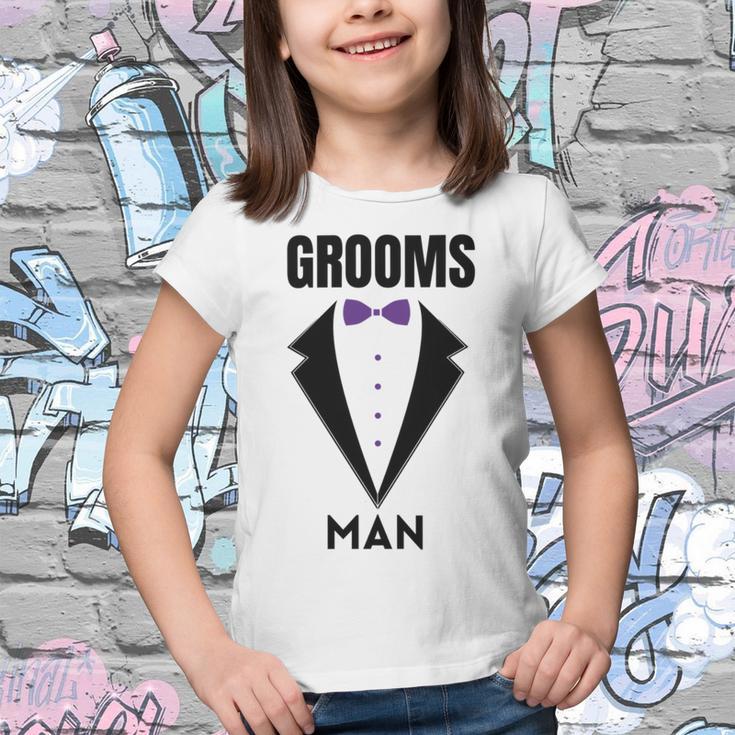 Groomsman Grooms Squad Stag Party Friends Themed Youth T-shirt