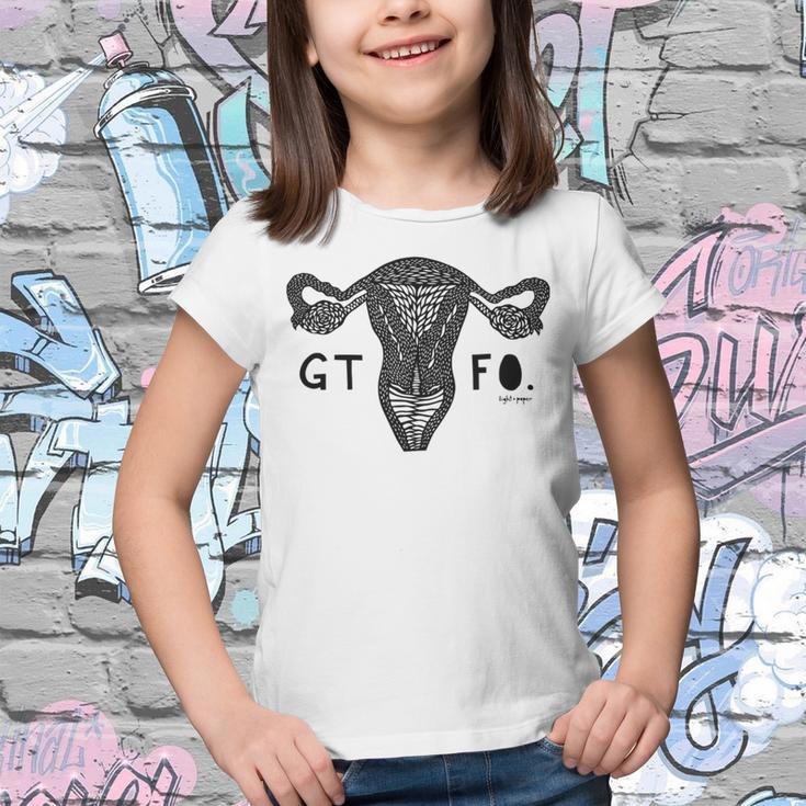 Gtfo Uterus Black Print Perfect Gift Youth T-shirt