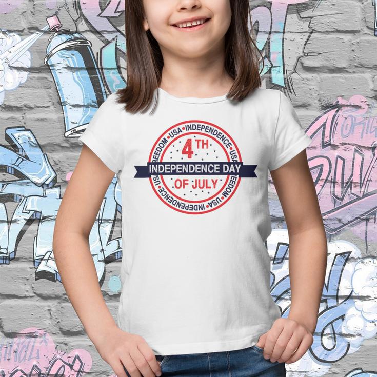 Happy 4Th Of July Usa Freedom Youth T-shirt