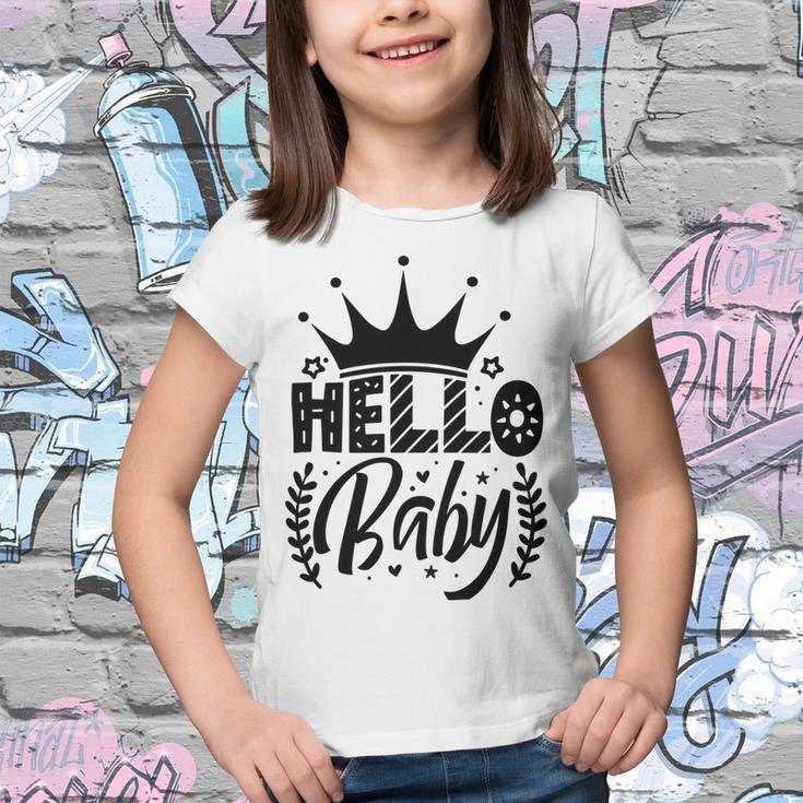 Hello Baby Graphic Design For New Coming Babys Youth T-shirt