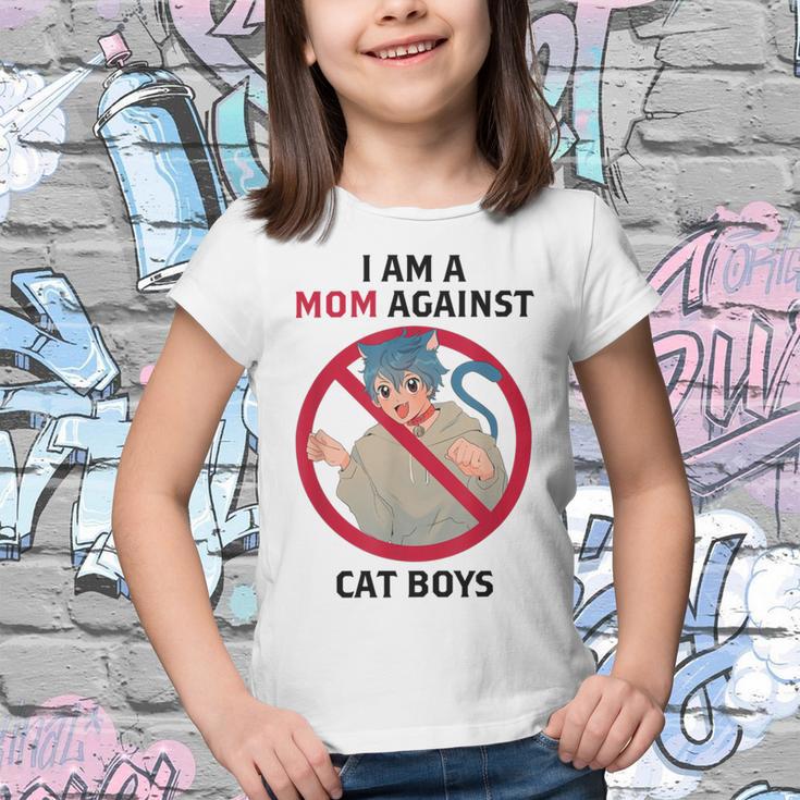 I Am A Mom Against Cat Boys V2 Youth T-shirt