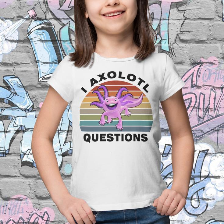 I Axlotl Questions Cute Axlotl V3 Youth T-shirt