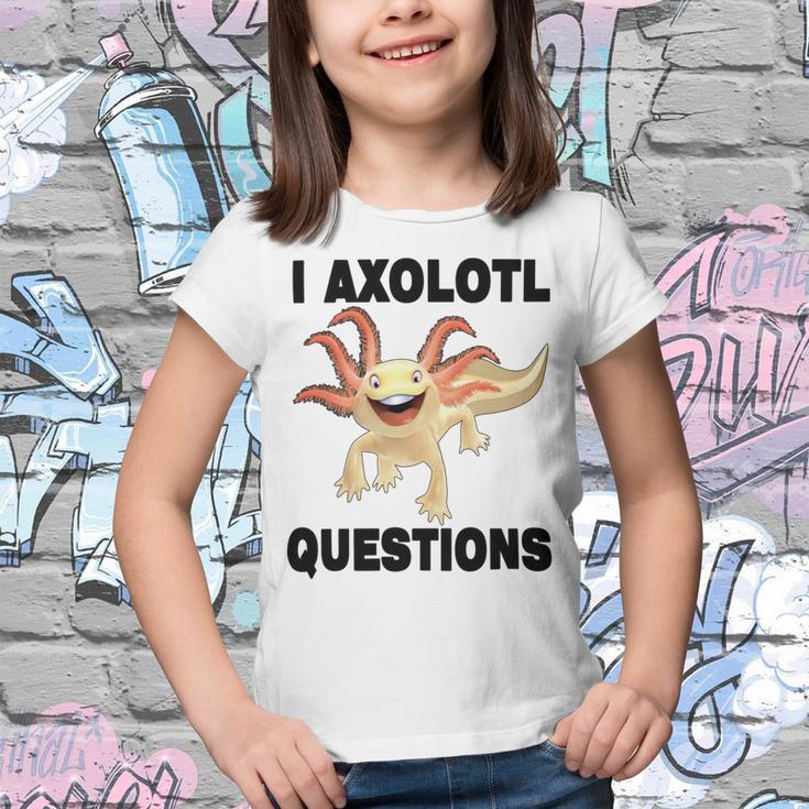 I Axlotl Questions Cute Axlotl Youth T-shirt