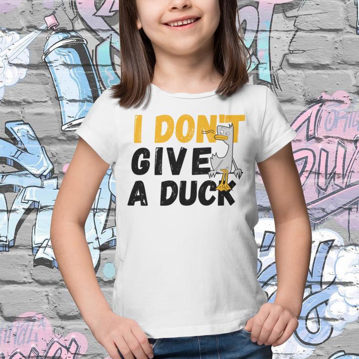 I Dont Give A Duck Youth T-shirt