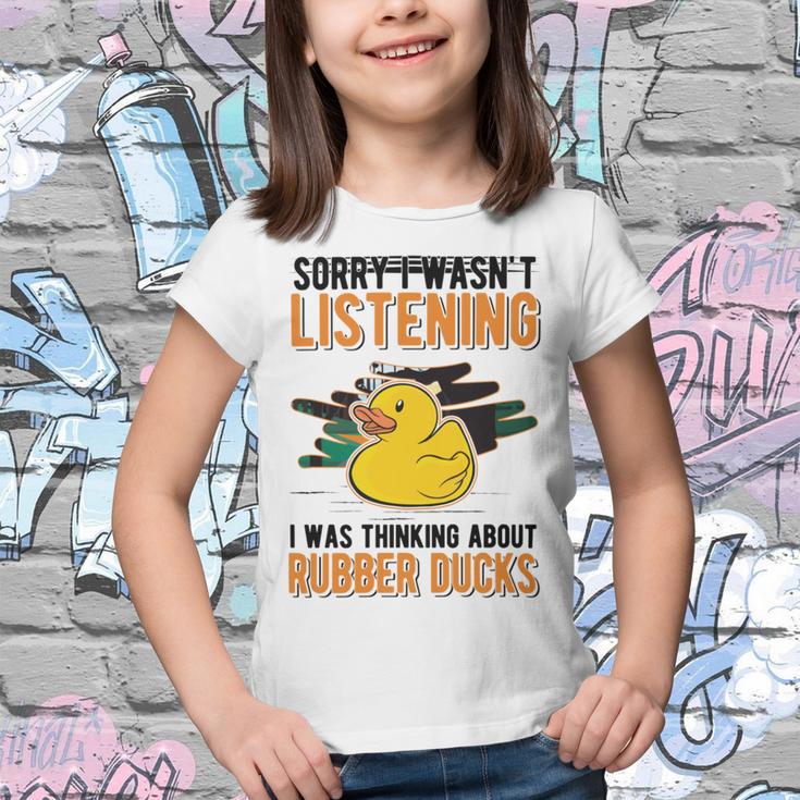 I Was Thinking About Rubber Ducks Youth T-shirt