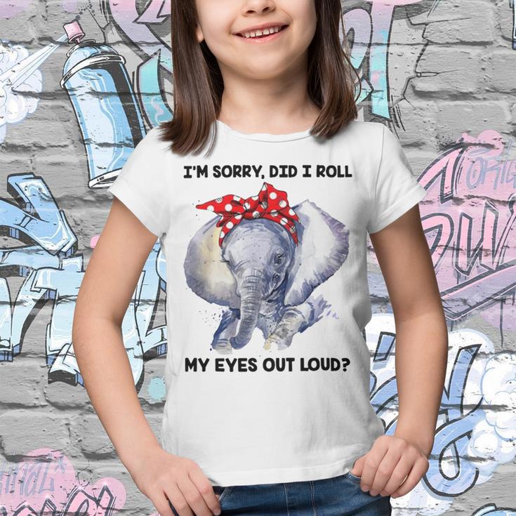 Im Sorry Did I Roll My Eyes Out Loud 736 Shirt Youth T-shirt