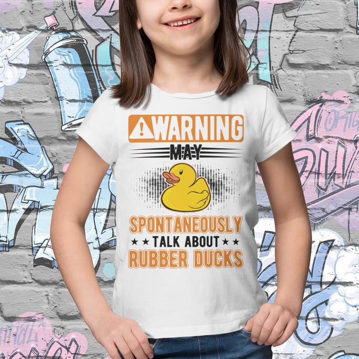 May Spontaneously Talk About Rubber Ducks V2 Youth T-shirt