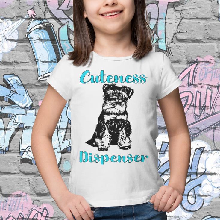 Miniature Schnauzer At Home Cuteness Dispenser Multi Tasking Dog Youth T-shirt