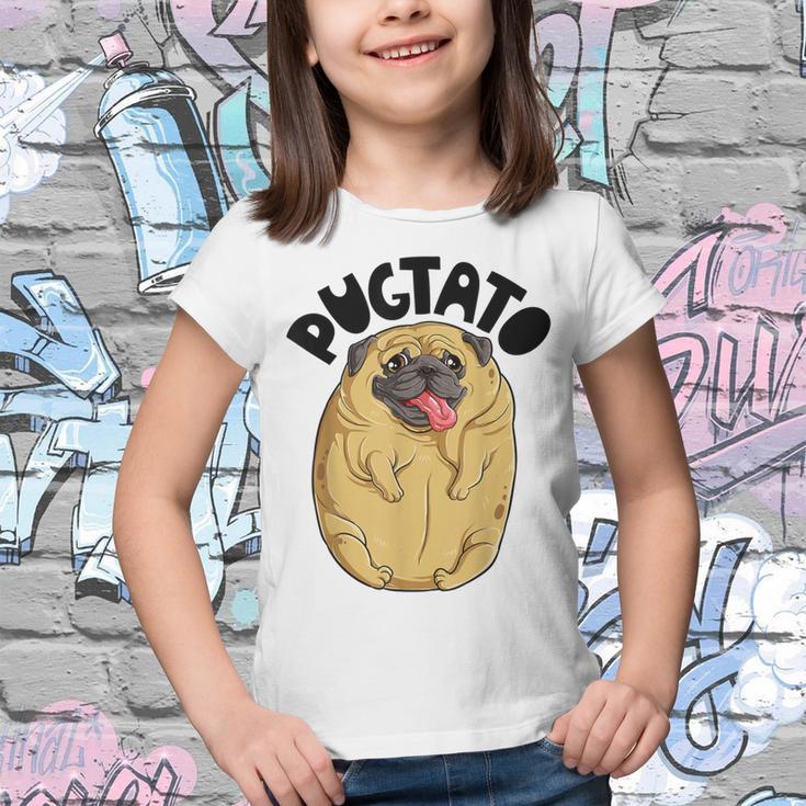 Pugtato Pug Potato Dog Lovers Costume Funny Meme Gifts Youth T-shirt