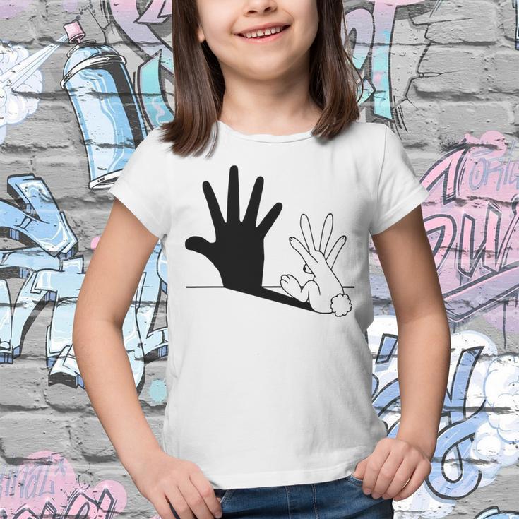 Rabbit Hand Shadow Youth T-shirt