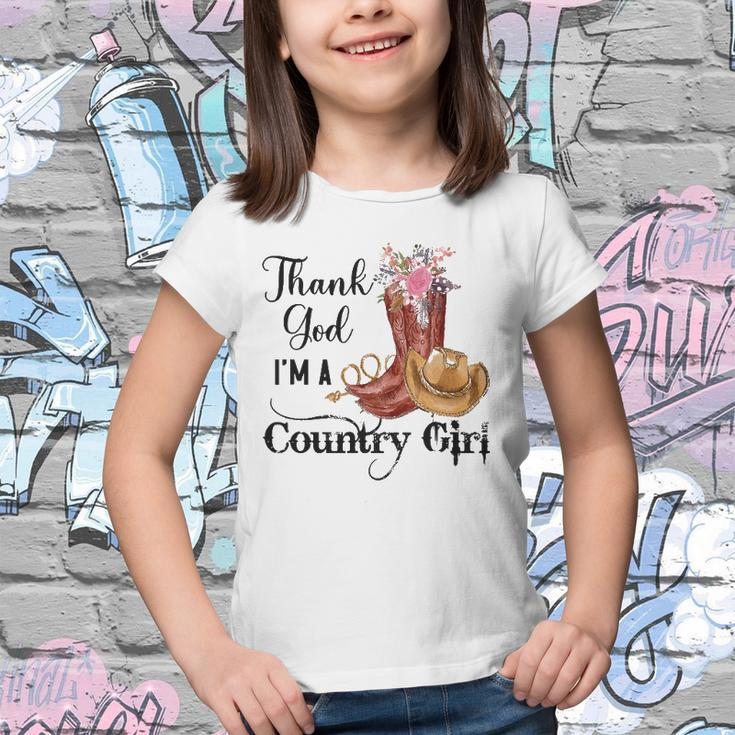 Thank God Im A Country Girl Youth T-shirt