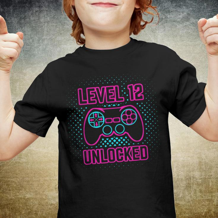 12 Year Old 12Th Video Gamer Gaming Birthday Party Boys Girl Youth T-shirt