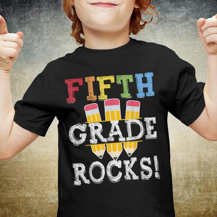 5Th Grade Rocks Back To School Student Kid Teacher Team Youth T-shirt