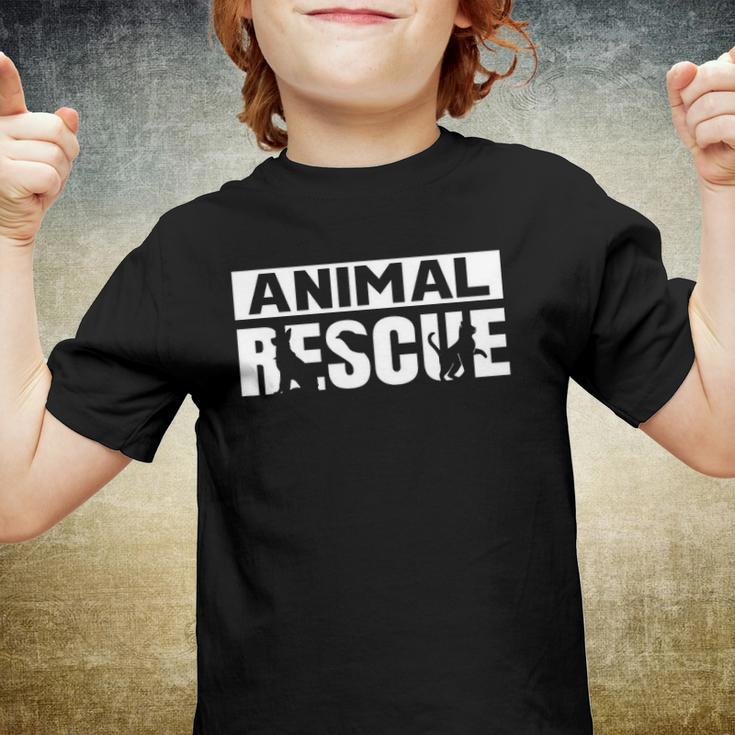 Animal Rescue Saving Rescuer Save Animals Youth T-shirt
