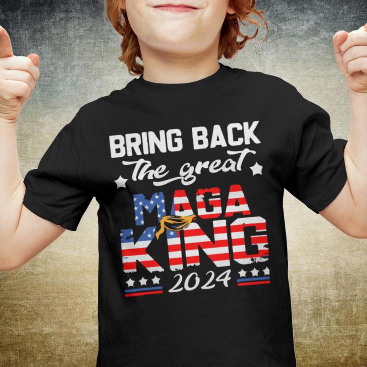 Bring Back The Great Maga King 2024 4Th Of July Trump 2024T President Trump Tee Republican Anti Biden Youth T-shirt