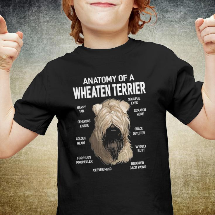 Dogs 365 Anatomy Of A Soft Coated Wheaten Terrier Dog Youth T-shirt