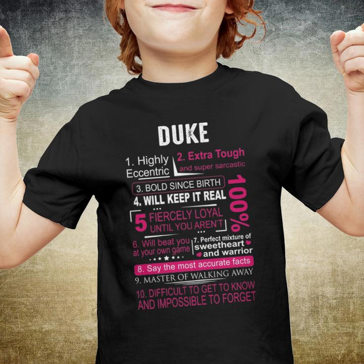 Duke Name Gift Duke Youth T-shirt