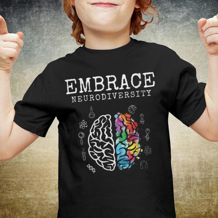 Embrace Neurodiversity Funny V2 Youth T-shirt