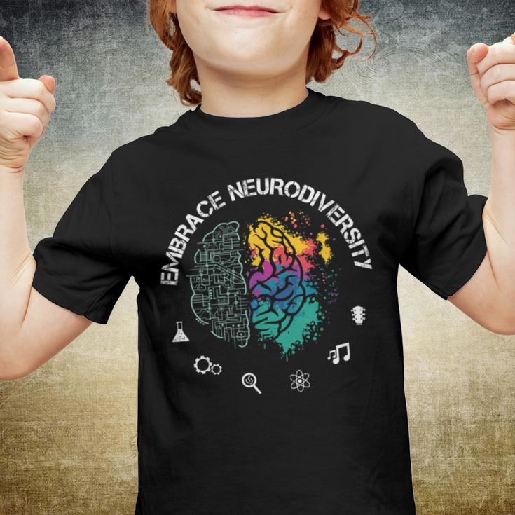 Embrace Neurodiversity Funny Youth T-shirt