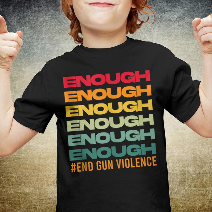 Enough End Gun Violence Awareness Day Wear Orange Youth T-shirt