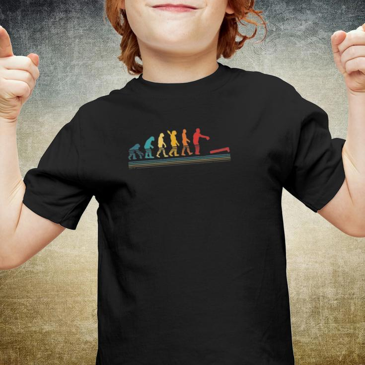 Evolution Of Cornhole In Retro Colors For Cornstars Youth T-shirt
