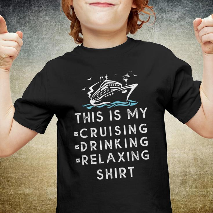 Funny Cruise Ship Wear For Men Women & Kids Beach Vacation V2 Youth T-shirt