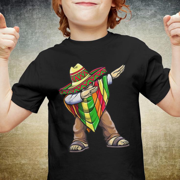 Funny Dabbing Taco Cinco De May Mexican Food V2 Youth T-shirt