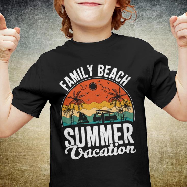 Funny Enjoy The Summer Family Beach Summer Vacation Youth T-shirt