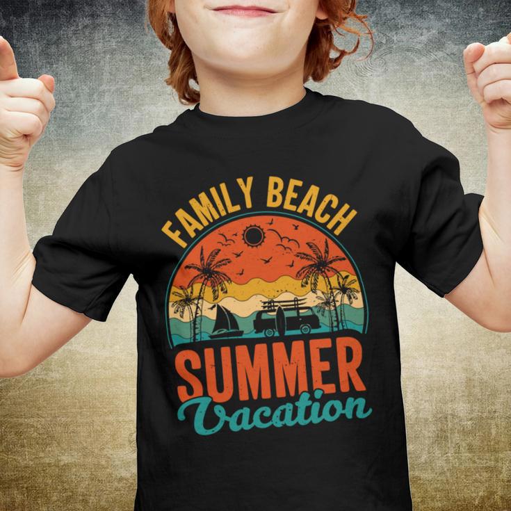 Funny Family Beach Summer Vacation Youth T-shirt