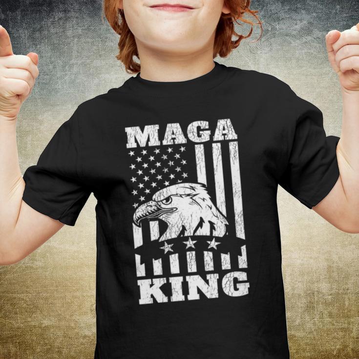 Funny Maga King Trump Supporter Gift Maga King Youth T-shirt