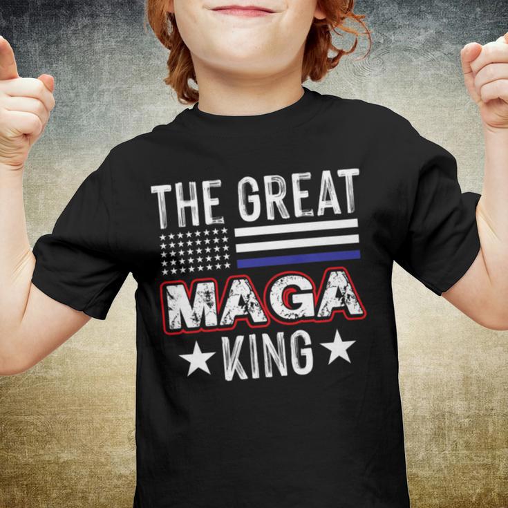 Funny The Great Maga King Trump 2022 Amp 2024 Youth T-shirt