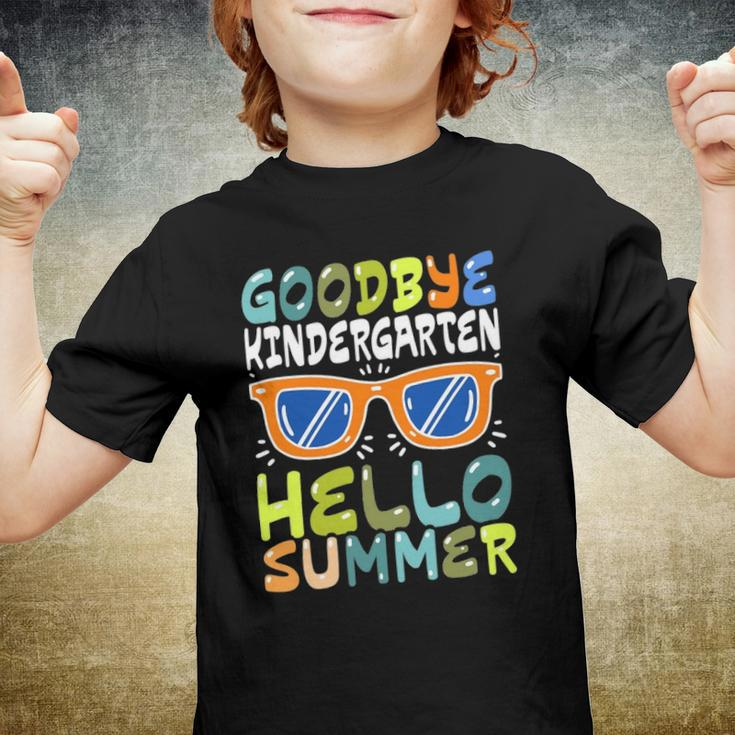 Goodbye Kindergarten Hello Summer Kinder Graduate Kids Youth T-shirt