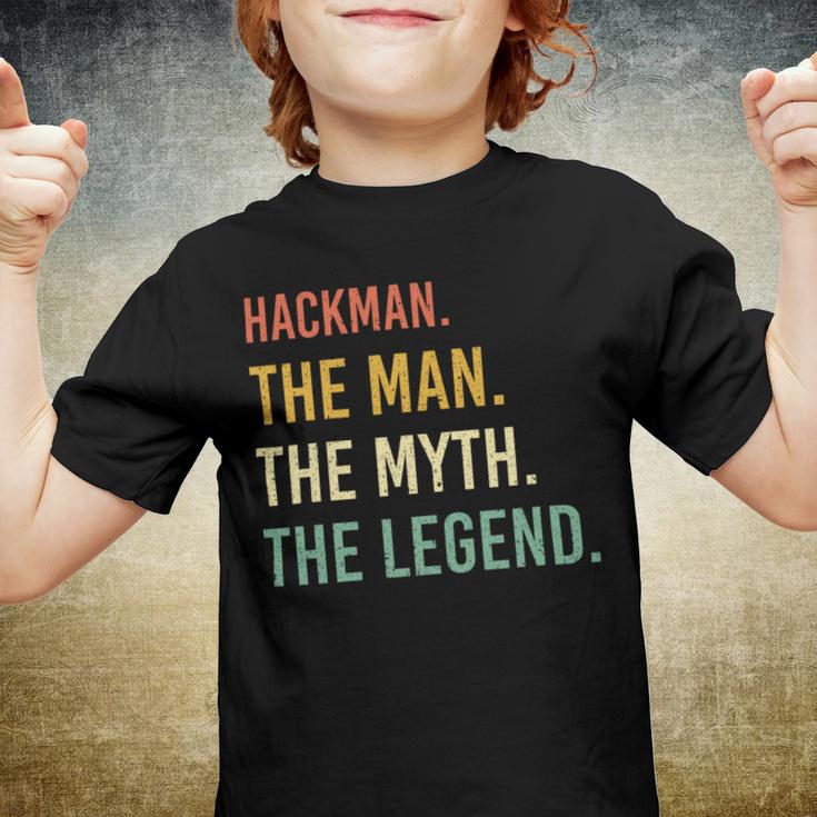 Hackman Name Shirt Hackman Family Name Youth T-shirt